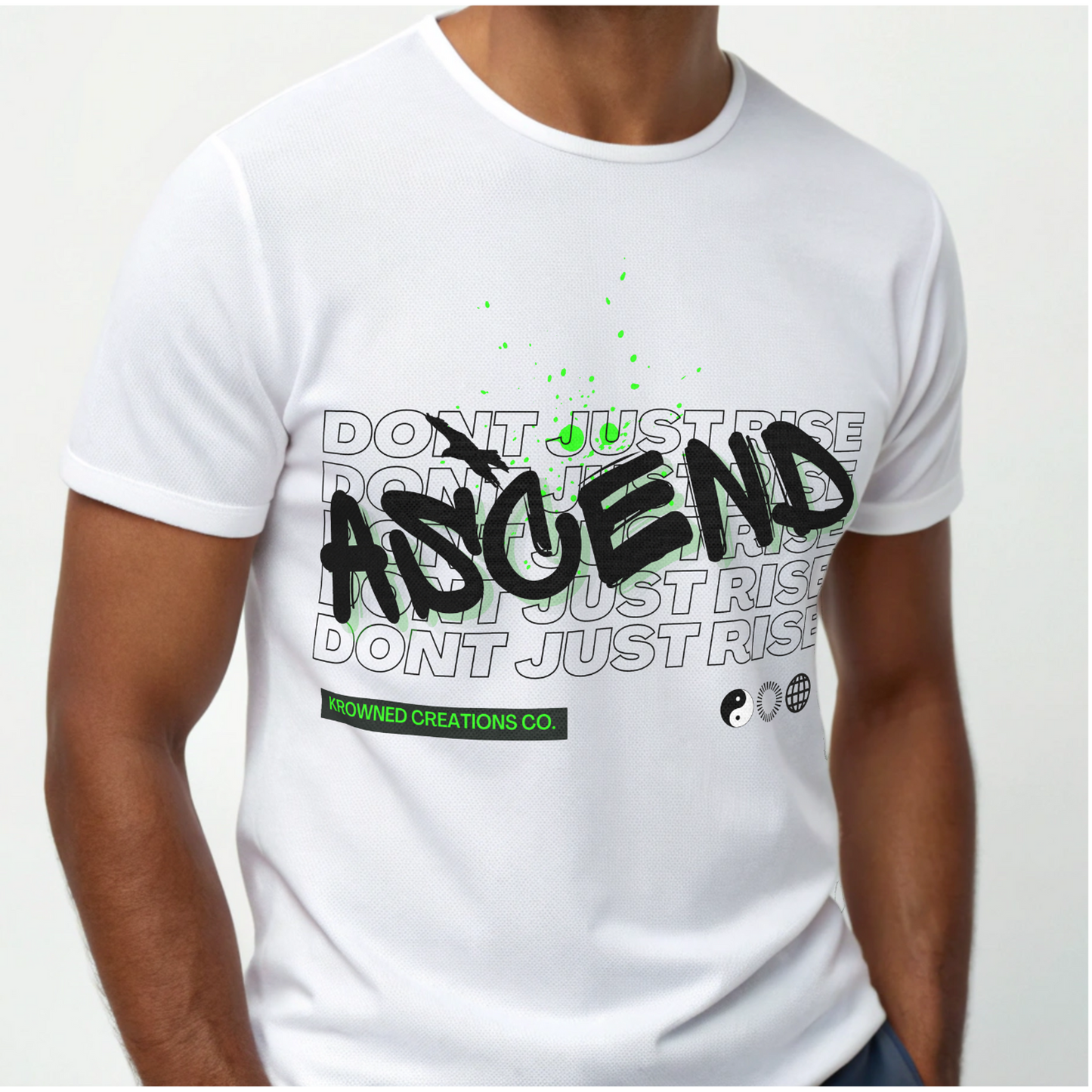 DONTJUSTRISE/ASCEND Graphic Tee – Graffiti Style